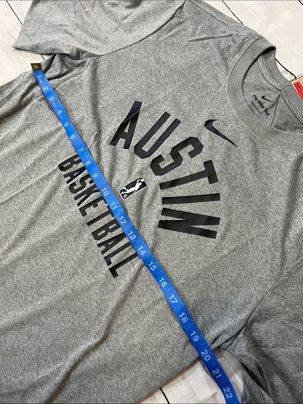 Nike Austin Spurs Dri-FIT Basketball T-Shirt Men’s Large Tall Gray NWT - Picture 11 of 11